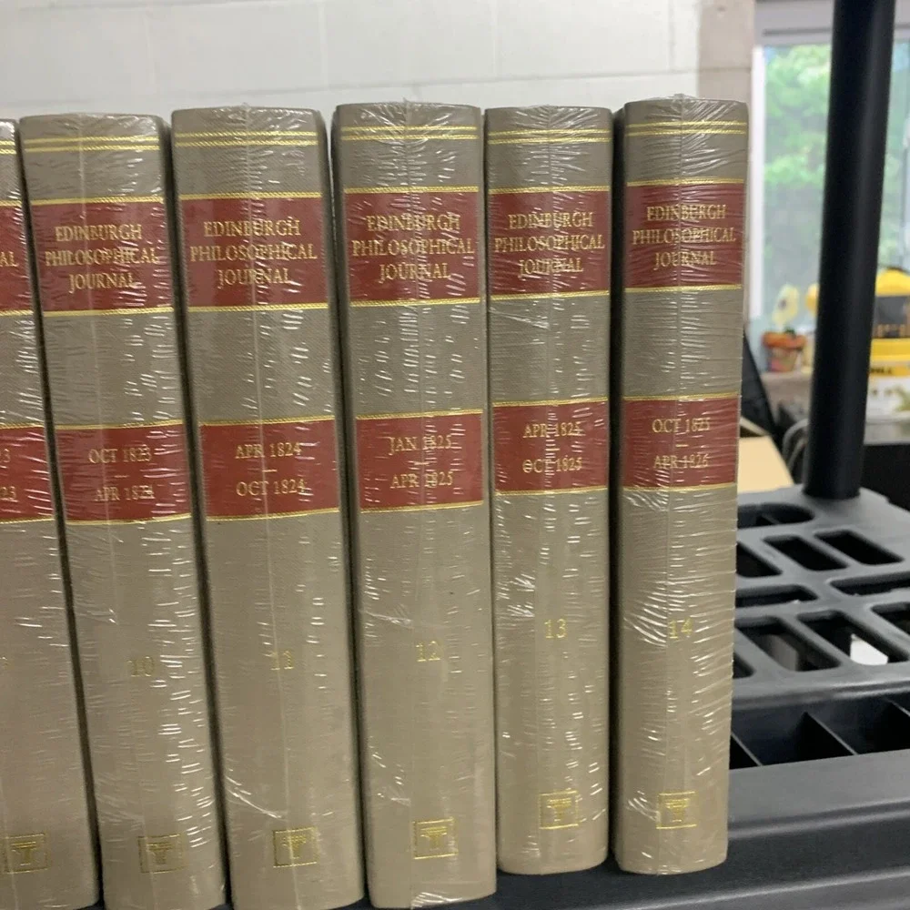 Edinburgh Philosophical Journal Vol (1-14), 3rd Ed., Thoemmes Press, 2001, New!